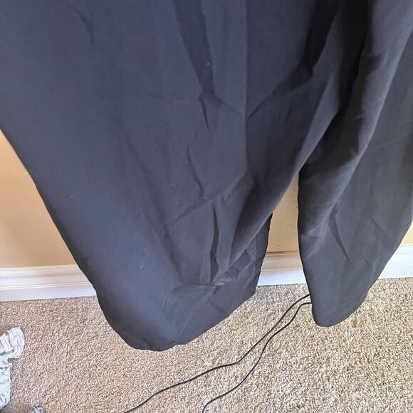 Emery Rose‎ Womens Black Jumpsuit Size Extra Large (XL) Button Front Wide Leg - Picture 4 of 7